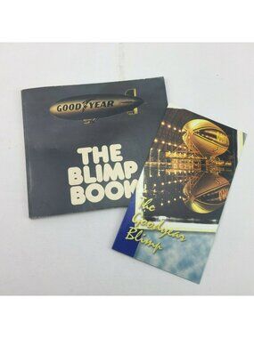 Goodyear "The Blimp Book" History in Pictures Softcover Book Pamphlet Set